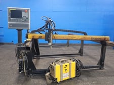 Esab #SHADOW, CNC plasma cutting system, 190x85" table, 120 V.