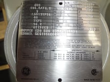 600 HP 1800 RPM General Electric, Frame L5013VP, TEFC, VSS, vertical solid shaft, new, 2300/4160 Volts