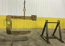 20000 lb. Caldwell #82-10-48, coil lifting C-hook, 48" capacity, (2 available)
