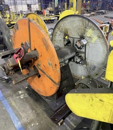 2500 lb. Littell #25, double-end pull-off coil reel uncoiler
