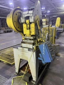 15 Ton, Precision #Flexopress-C15, gap frame press, straightener & control