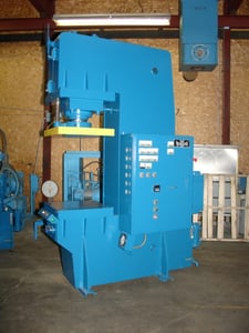 50 Ton, Wabash #C50-2424-2TMACX, C frame press, 25" x24", 30" daylight, 18" stroke