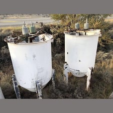 Steel cone bottom tank, 6' diameter x 13' high