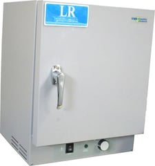 11.5" width x 12" H x 12" D VWR Sheldon #1300U, gravity oven, 200°C, 1-shelf