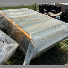 43" x 44" GRYB #CPMAG-12-3544, Self-Cleaning Belt Magnet, Permanent, Gear Reducer, Never Used