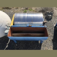 Eriez 36" x 48" Wet Drum Magnetics Separator, Counter-Current, 1500 Gauss, Stainless Steel Drum, 2HP, 575V