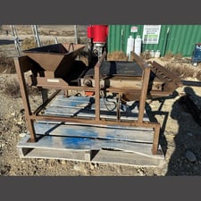 Goldfield Magnetics Separator, 110V, Single Phase, Never Used Chutes, Hopper, and Motor