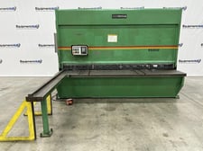 1/2" x 10' Accurshear #850010, hydraulic power shear, 36" front operated power back gauge, 16 hold downs, 40