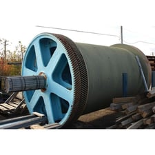 Hoist & Derrick Div., 7' x 11' single drum service hoist, rebuilt
