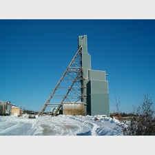 Canadian Ingersoll-Rand #PE-1, 72" x 69" mine hoist