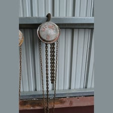 2 Ton, Columbus McKinnon #M, cyclone hand chain hoist, 15' lift