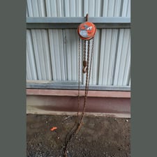 3 Ton, Columbus McKinnon, cyclone hand chain hoist, 15' lift, (5 available)