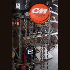 6 Ton, Cyclone army hoist, trolley mounted