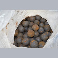 Steel grinding balls, 3" size, 3 ton, new