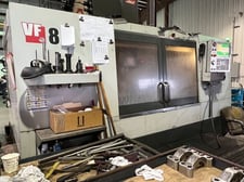 Haas #VF-8/50, CNC vertical machining center, 30 automatic tool changer, 64" X, 40" Y, 30" Z, 7500 RPM, #50