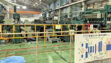 82" x .236" Ungerer, Cut-To-Length line, 60000 lb., 17 working rolls, 164 FPM, 1990