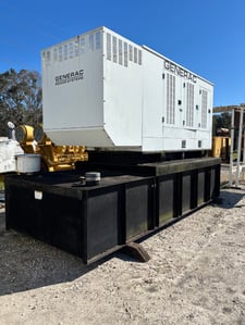 400 KW Generac #SD0400, 277/480 Volts, 360 hours, John Deere 6135HF485 engine, weatherproof enclosure, 2008