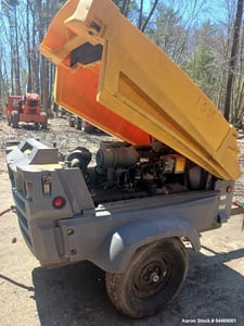 185 cfm, 101 psi, Atlas Copco #XAS-185-JD, portable diesel air compressor