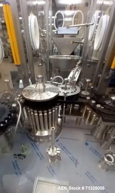 Steriline #VFM400, sterile vial filling line, ORABS aseptic, 24000 vials/hr