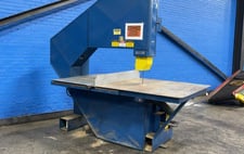 RJE Machinery, vertical band saw, 48" x 48", 5 HP