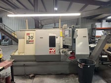 Haas #SL-30, CNC Lathe, 30" swing, 39" machining length, 10" chuck, 3" bar, 21" turning diameter, 30 HP