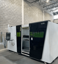 Bodor #P3015T6, Fiber Laser Cutter, 3000 watt, 60" x 120" sheet, water chiller, dust collector, transformer