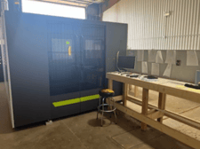 DNE #LC3-3015, Fiber Laser Cutter, 6000 watt, 5' x 10' sheet, Max Photonics Power Source, Donaldson Torit