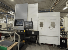 39.3" Okuma #VTM-100, CNC Vertical Boring Mill, 39.37" swing, 33.07" machining height, 25.59" X, 30.07" Z, 40