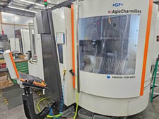 Mikron #HSM-600U, vertical machining center, 5-Axis, 50 automatic tool changer, 7 pallet, 24000 RPM, 70 bar