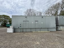 1825 KW Caterpillar #3516C, Diesel Generator, 2447 HP, 480 Volts, sound attenuated enclosure, Tier 2, 237
