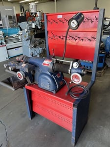 Ammco #4000, Safe-Turn Brake Lathe, 14.5" diameter rotor, 3.75" face, 1.875" thick, 100/200 RPM