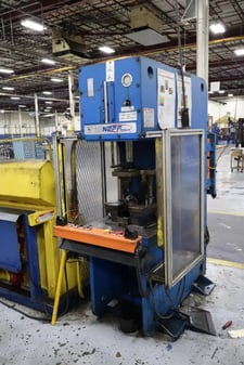 18.9 Ton, Neff #DF15, C-frame hydraulic press, 10" stroke, 24' DL, 24" x 21" bed, 2006 (2 available)