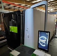 Bodor #P3x12KW, fiber laser, 12000 watt, 5' x 10' shuttle table, scan cutting function, low hours, 2023