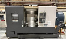 Takisawa #LA-250YS, CNC lathe, 23.6" swing, 10" chuck, 3" bar, 43.1" centers, 6-Axis, Fanuc 0i-TF, 15 turret