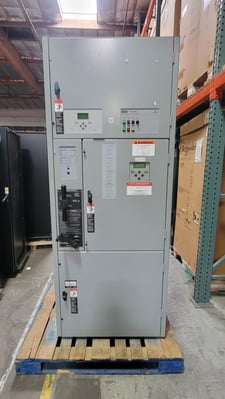 150 Amp. ASCO 7000 Series, automatic transfer switch with ISO bypass, 480 Volts, Nema 1