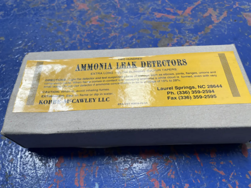 Vilter #2429A, Ammonia Leak Detectors, 18 x 8 Taper, Sulfur Extra Long