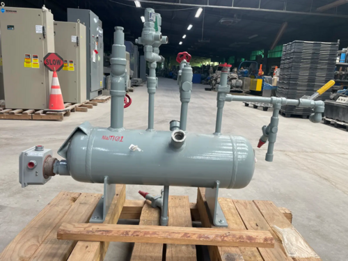 10" diameter x 32" L RVS, Ammonia Oil Pot, 13 Gallons