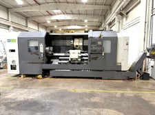DMC #DL-55L, CNC turning center lathe, 2-Axis Fanuc 0iTD, 30.5" swing, 3-jaw 21" chuck, 2015