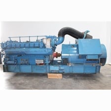 2145 HP MTU #16V-396, Marine Diesel Engine, 1500 RPM, 1600kW, 16-Cyl, 1985
