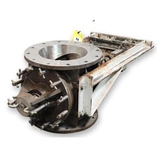 10" AE Industries, Stainless Steel rotary valve, 4-vane rotor, 21.5 RPM, 3/4 HP, 208-230/460 V., 3-phase