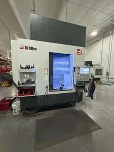 Haas #UMC-1000SS, CNC 5-Axis vertical machining center, 50+1 side mount tool changer, 40" X, 25" Y, 25" Z