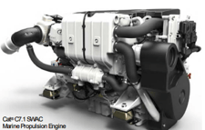 500 HP Caterpillar #C7.1, Marine engine, 2900 RPM E Rated, Surplus 2023 (5 Available)
