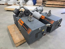 212 ACFM, Busch #MM1322AV, Vacuum Pumps, 10.7 HP, 3600 RPM, 320/380 Volt, 2005, (2 available)