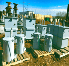 50 KVA 24,940Y/14,400 Primary 240Y/120 Secondary, ABB/Cam Tran/Moloney/Pioneer, Pole-Mounted Distribution