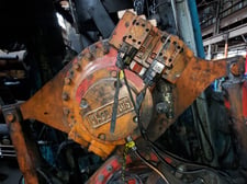 6" NFM, Pin Barrel Rubber Extruder, 6" screw diameter, 14:1 L/D ratio, 250 HP @ 1150 RPM motor, 41.46:1