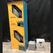 Ore Kinetics #US-LAB-2, Electrostatic Separator, 22" x 8" roll surfaces
