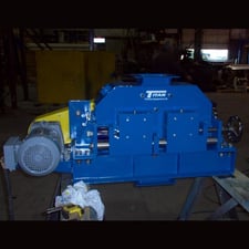Titan Process Equipment Lab Roll Crusher, 10" diameter x 6" wide face, spring-loaded, unused