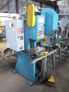 Image for 20 Ton, Heim #TON20A, Air Clutch Variable Stroke Punch Press, 2-1/2" stroke, 145 SPM, 11-3/4" x17-3/4" bed, 10-3/4" daylight, SSC-1000 Control, 1988