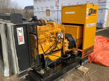 135 KW Cummins #6CT8.3-G, diesel generator set, skid mounted, base fuel tank, 300 hours