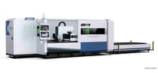 Hans #G3015HF-S, fiber laser, 5' x10' table, 122" x63" x13" travel, Rexroth servos, 1001 Control, 12 kw